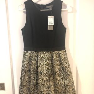 Donna Ricco Dress with Black Top & Shimmery Skirt